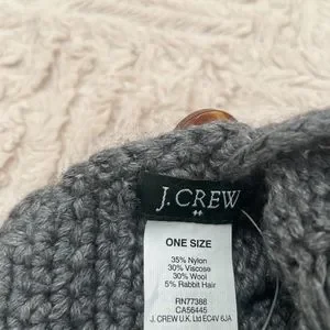 J. Crew Factory | Accessories | J Crew Wool Blend Grey Cable  display picture 1